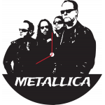 Часы из виниловой пластинки Metallica ϕ30