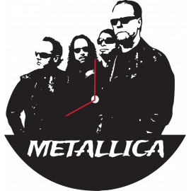 Часы из виниловой пластинки Metallica ϕ30
