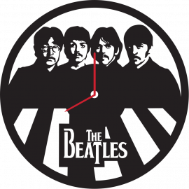Часы из виниловой пластинки The Beatles ϕ30